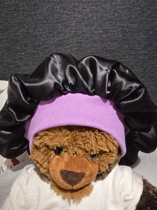 Satin sleep bonnet